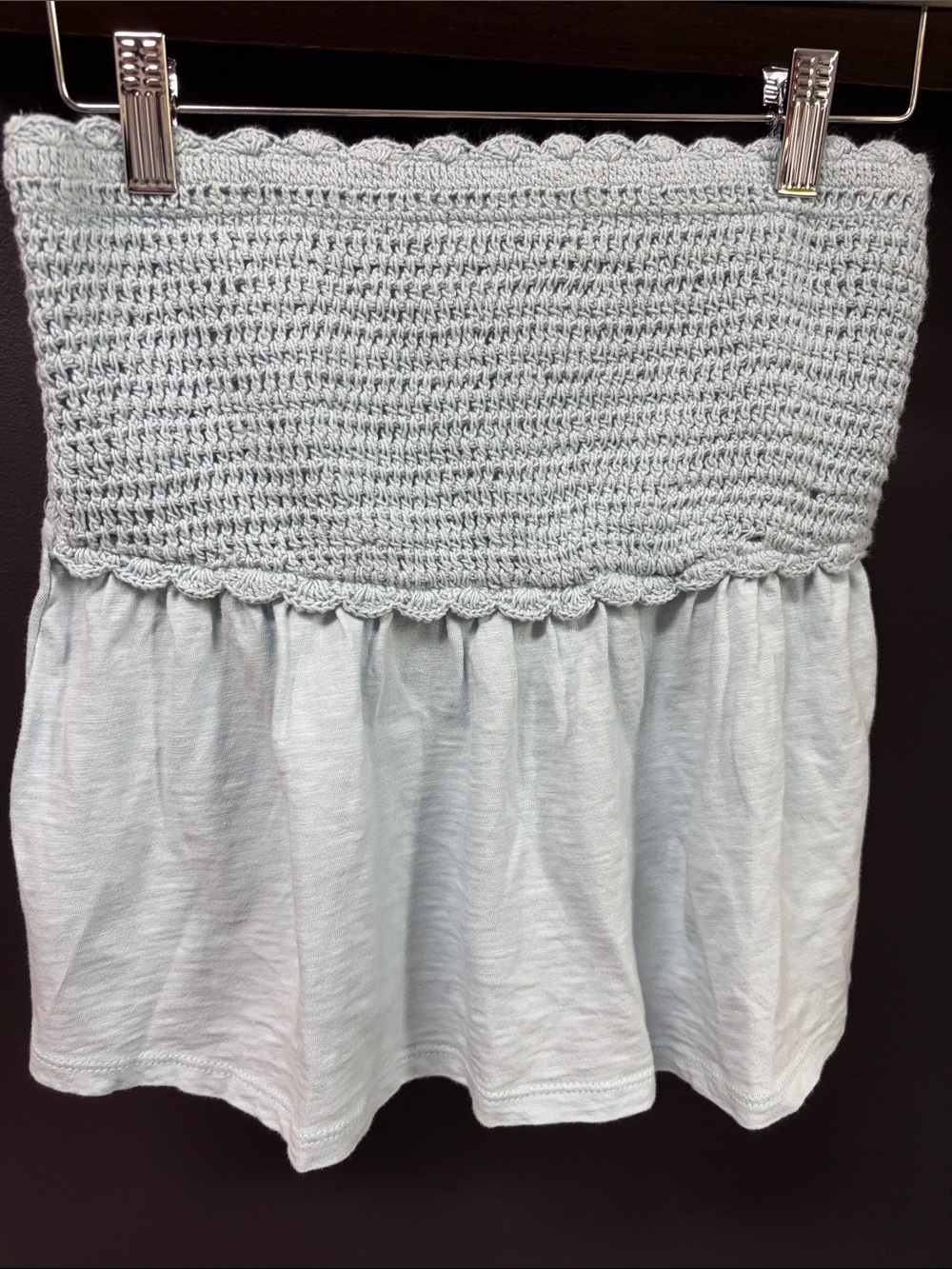 Light Blue AMERICAN EAGLE Crochet top!! NWT!!💙